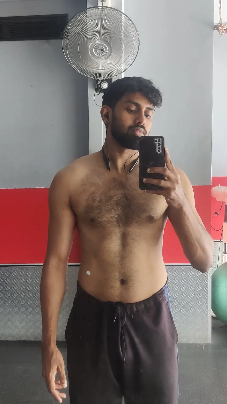 Pranav before training